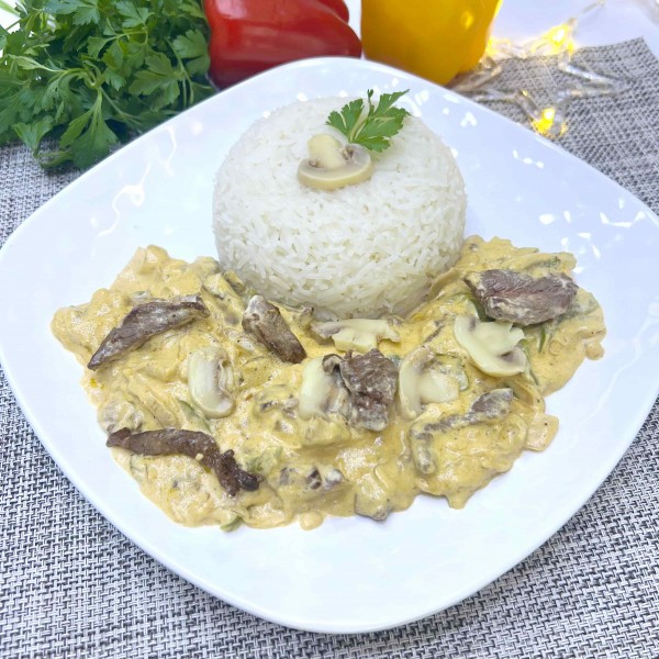 سترغونوف لحمة / Meat Stroganoff